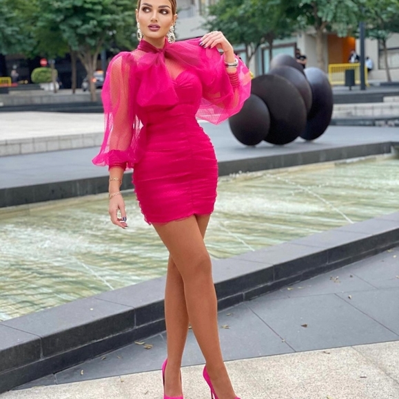 Zara Tulle Swiss dot dress - Picture 7 of 16